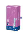 Vibromasseur gonflant connecté bleu USB Air Pump Vibrator 5 Satisfyer - CC597802