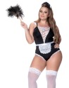 Costume de femme de ménage sexy, grande taille - MAL6414XCOS