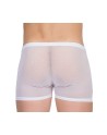 Boxer blanc en fine résille - LM92-67WHT