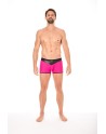 Boxer magenta simili cuir brillant - LM2001-67MAG