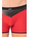 Boxer rouge simili cuir brillant - LM2001-67RED