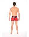 Boxer rouge simili cuir brillant - LM2001-67RED