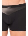 Boxer noir simili cuir brillant - LM2001-67BLK