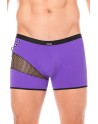 Boxer violet  filet et corde - LM2004-67PUR