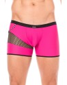 Boxer magenta filet et corde - LM2004-67MAG