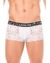 Boxer blanc en dentelle délicate - LM2006-67WHT