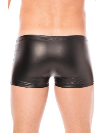 Boxer simili cuir - LM2008-67BLK