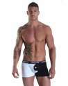 Boxer blanc noir Yin Yang - LM30-66