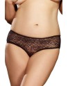 Panty taille basse, ouvert, fronces au dos - DG1300XBLK Reconditionné