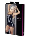 Petit robe aspect cuit Sexy noir avec dentelle - OR2715244BLK