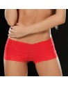 Boyshort dentelle Rouge - MAL90RED