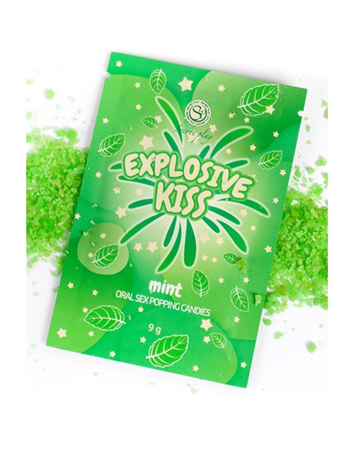 Bonbons pétillants à la menthe spécial sexe oral - SP3703