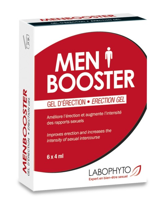 Men Booster gel stimulant d'érection 6 sachets - LAB29