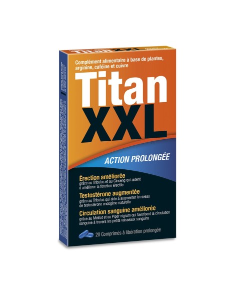 TitanXXL Stimulant sexuel 20 comprimés - LAB40