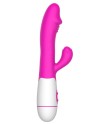 Vibromasseur rabbit rose avec gland 30 programmes - CR-VA001PNK