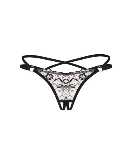 Vila blanes string ouvert - Noir